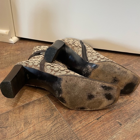 Coach booties EUC - Picture 3 of 4